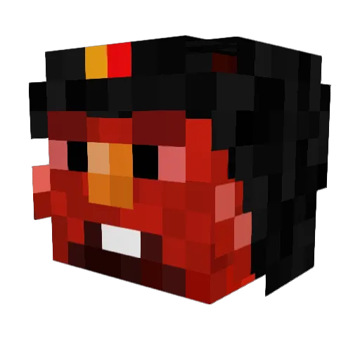 Jmsoria Minecraft avatar head, 3D render