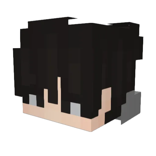 Jnferno33 Minecraft avatar head, 3D render
