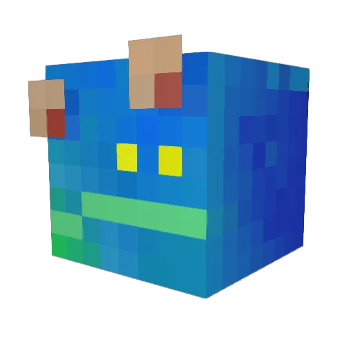 JnsEllers Minecraft avatar head, 3D render