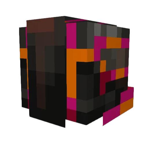 Jo5e_e Minecraft avatar head, 3D render