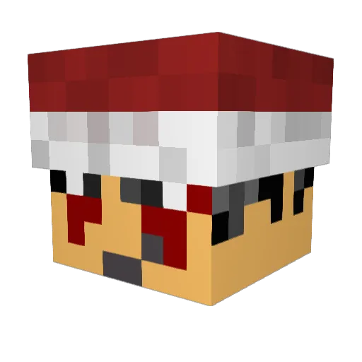 JoBaTheHut Minecraft avatar head, 3D render