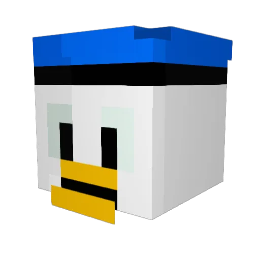 JoBizzles Minecraft avatar head, 3D render