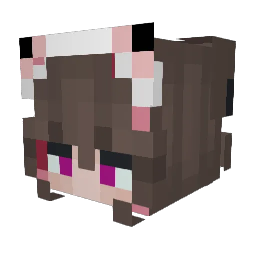 JoCYo Minecraft avatar head, 3D render