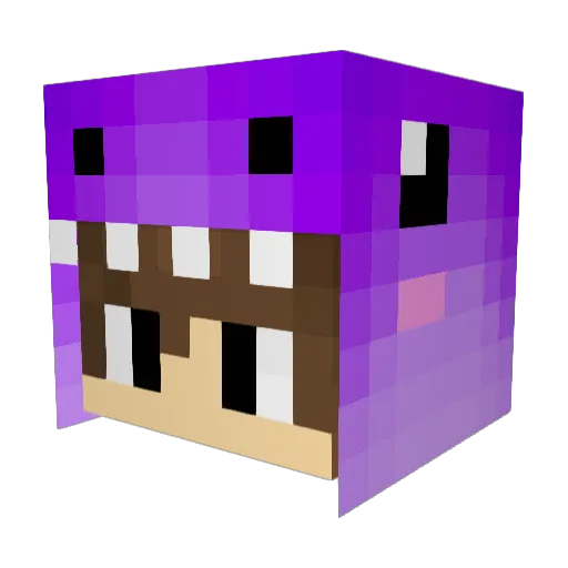 JoGeuR Minecraft avatar head, 3D render