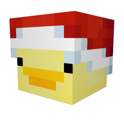 JoHaRang Minecraft avatar head, 3D render