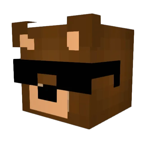 JoHnDaViDO_o Minecraft avatar head, 3D render