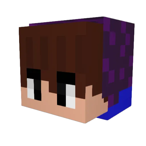JoImd Minecraft avatar head, 3D render