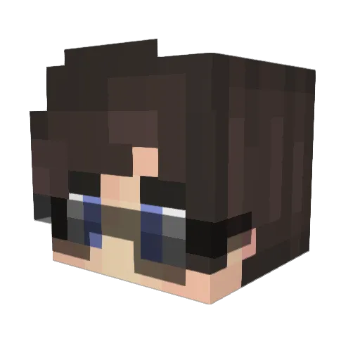 JoJa_15 Minecraft avatar head, 3D render