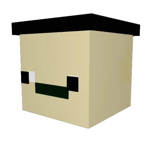 JoJiX__ Minecraft avatar head, 3D render