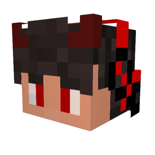 JoJoFragger Minecraft avatar head, 3D render