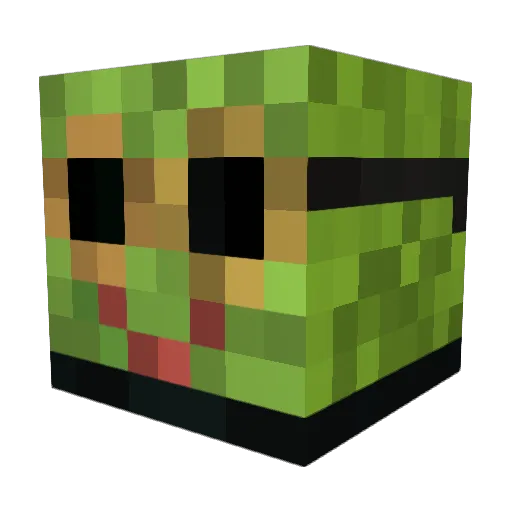 JoJoLo1 Minecraft avatar head, 3D render