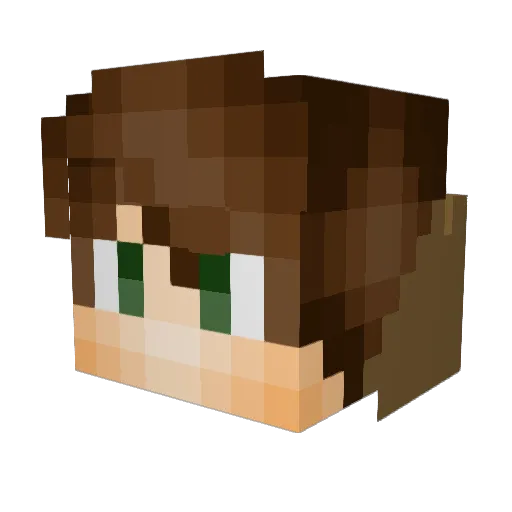 JoJoTag Minecraft avatar head, 3D render