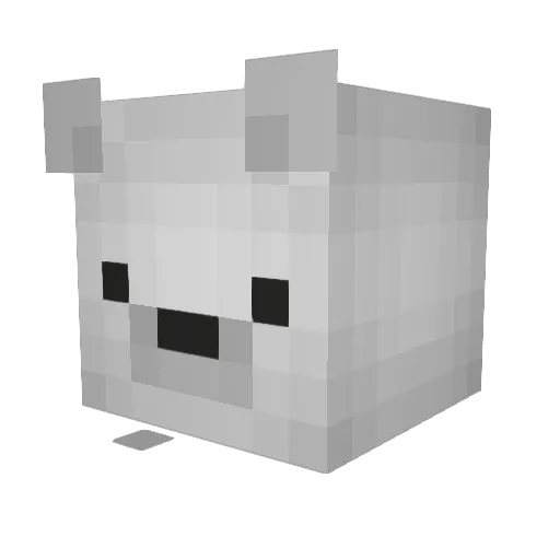 JoJodin_ Minecraft avatar head, 3D render