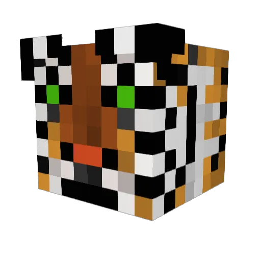 JoJodine22 Minecraft avatar head, 3D render