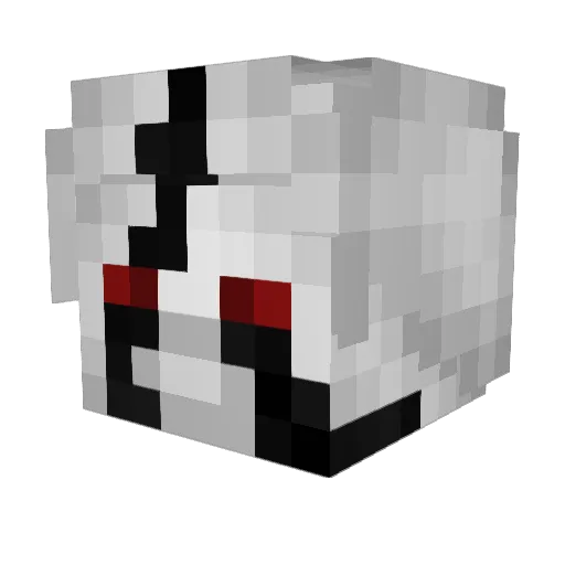 JoJooo301 Minecraft avatar head, 3D render