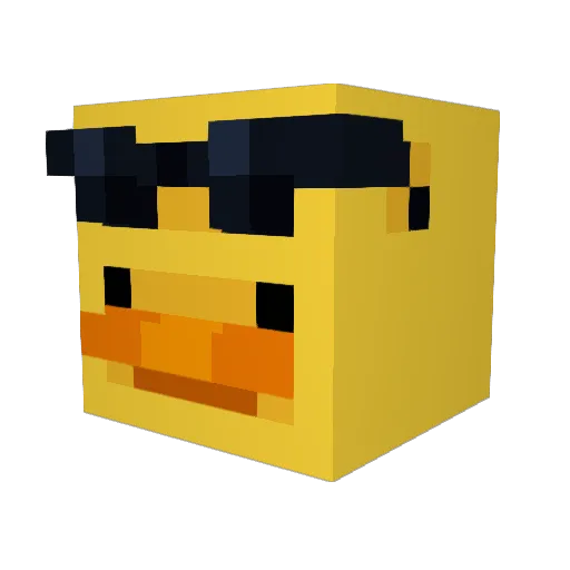 JoJoshiki Minecraft avatar head, 3D render