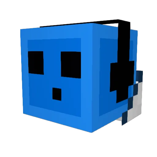 JoJosixpak Minecraft avatar head, 3D render