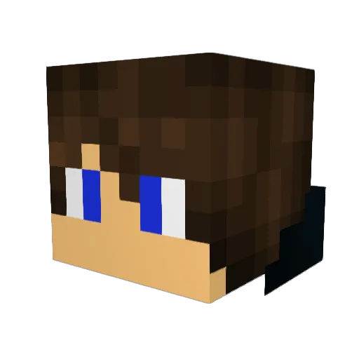 JoKeLLeR Minecraft avatar head, 3D render