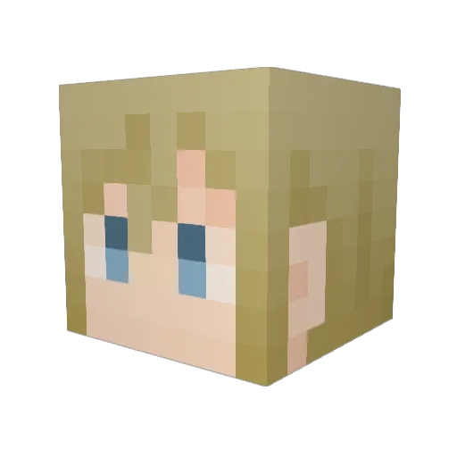 JoKer0817 Minecraft avatar head, 3D render