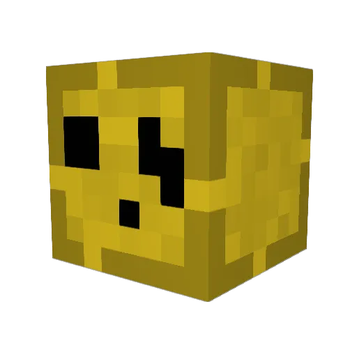 JoMauri Minecraft avatar head, 3D render