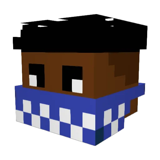 JoNix311 Minecraft avatar head, 3D render