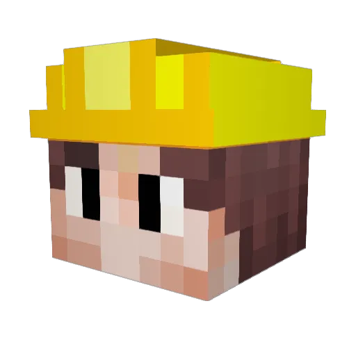 JoOnathanXD Minecraft avatar head, 3D render