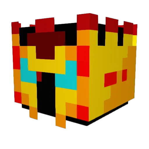 JoPflu Minecraft avatar head, 3D render
