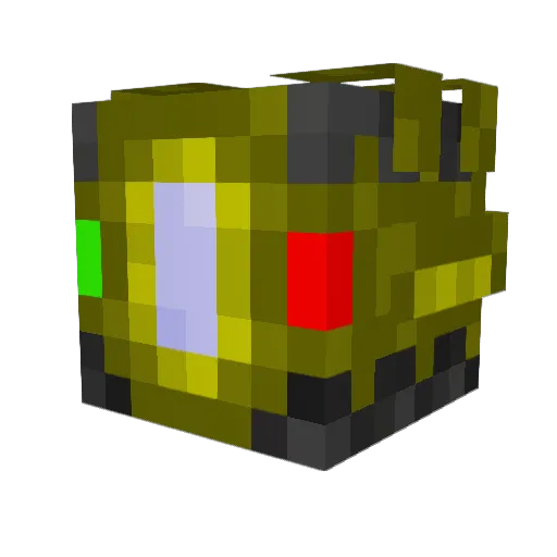 JoPro16 Minecraft avatar head, 3D render
