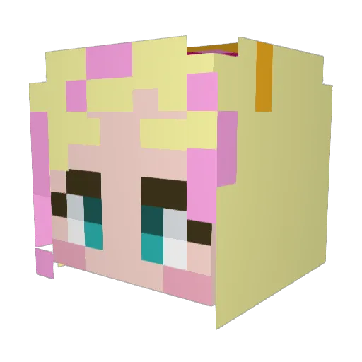 JoSeMi122 Minecraft avatar head, 3D render