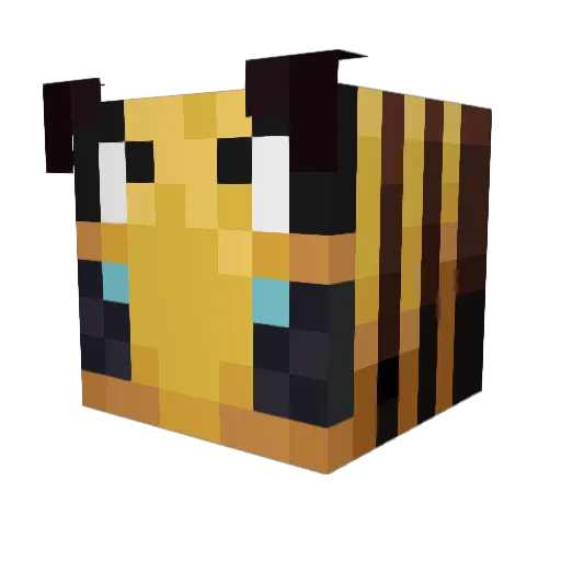 JoSyung Minecraft avatar head, 3D render