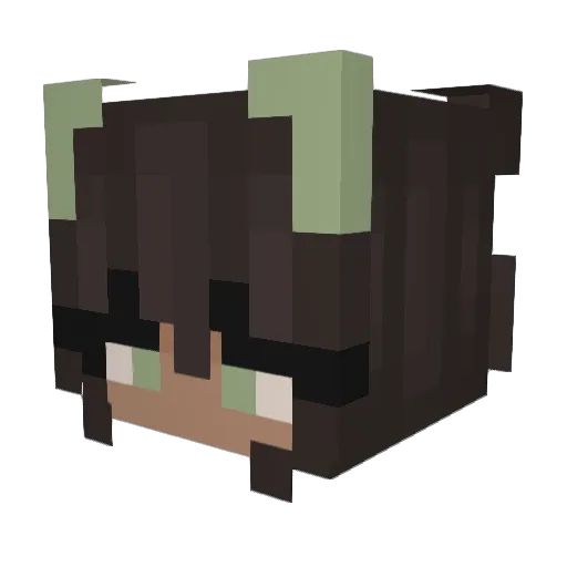 JoZEE97 Minecraft avatar head, 3D render