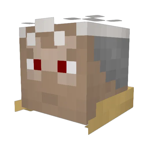 JoZeFromZeRo Minecraft avatar head, 3D render