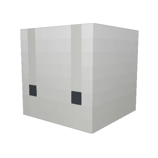 Jo_707 Minecraft avatar head, 3D render