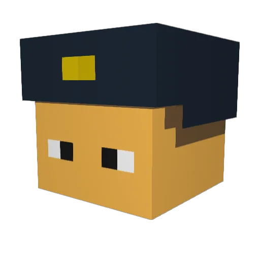 Jo_kwon Minecraft avatar head, 3D render