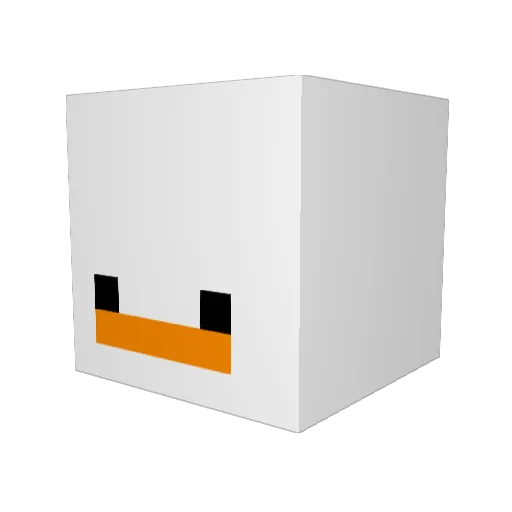 Jo_oap Minecraft avatar head, 3D render