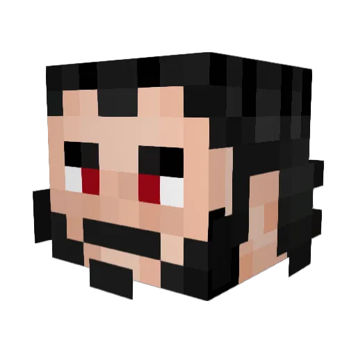 Jo_say Minecraft avatar head, 3D render