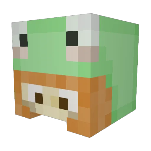 Jo_vema Minecraft avatar head, 3D render