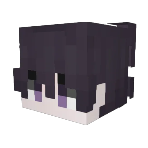 Joa4 Minecraft avatar head, 3D render