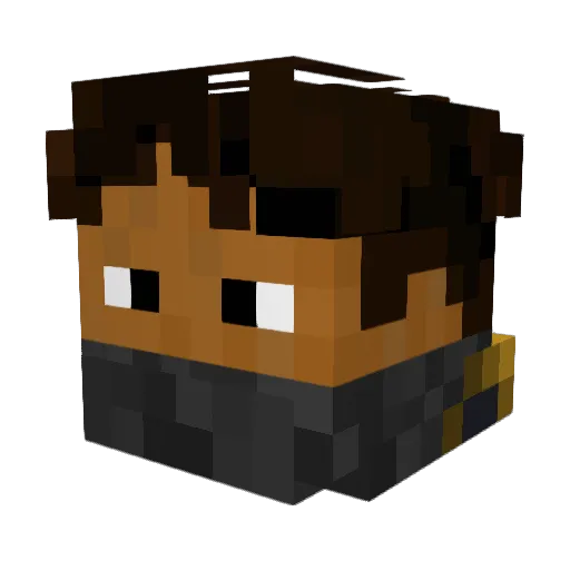 JoacomoleDip Minecraft avatar head, 3D render
