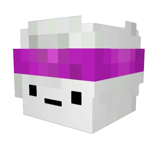 Joakh Minecraft avatar head, 3D render