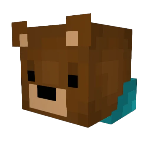 JoakoAVF Minecraft avatar head, 3D render
