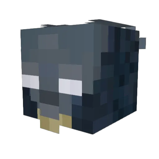 JoakoCP Minecraft avatar head, 3D render