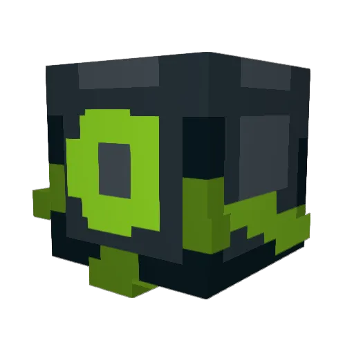 JoakoGoku Minecraft avatar head, 3D render