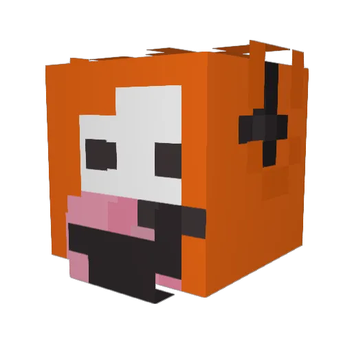 JoakySwordHackHD Minecraft avatar head, 3D render