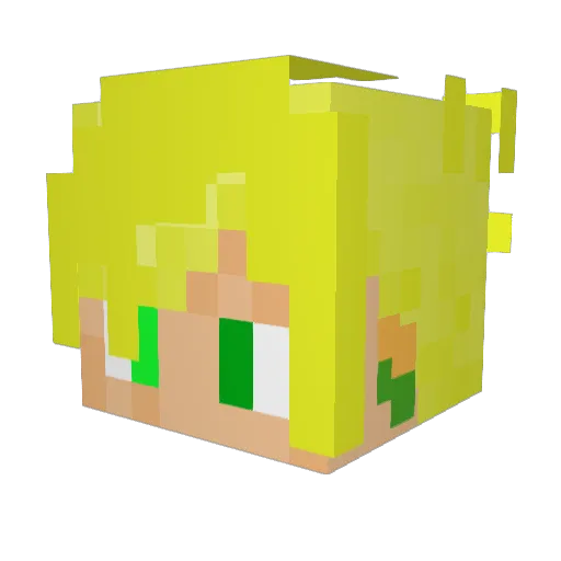 Joan007Yt Minecraft avatar head, 3D render