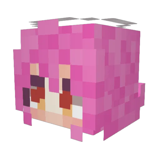 Joandreu Minecraft avatar head, 3D render