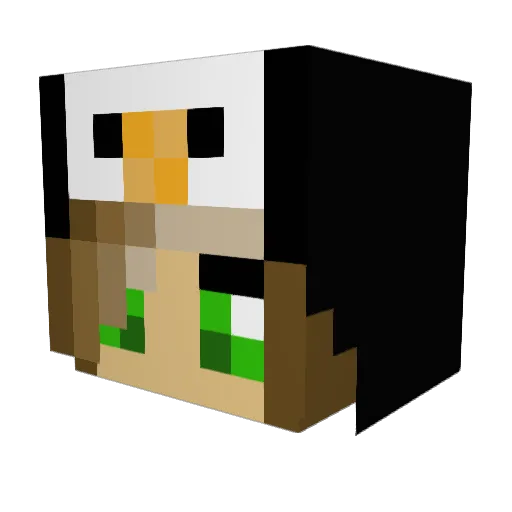 Joanna6478 Minecraft avatar head, 3D render