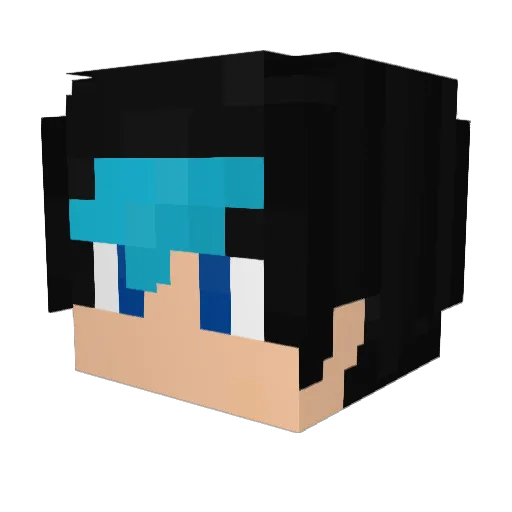 JoaoARGames Minecraft avatar head, 3D render