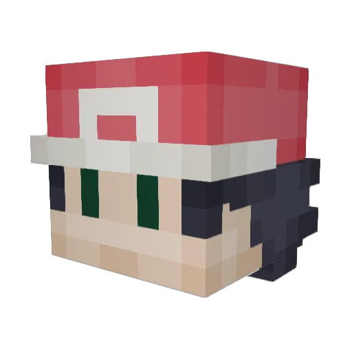 JoaoMSerra Minecraft avatar head, 3D render