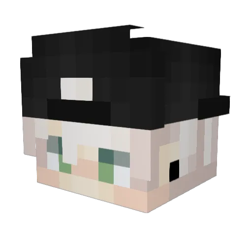 JoaoSmG1 Minecraft avatar head, 3D render